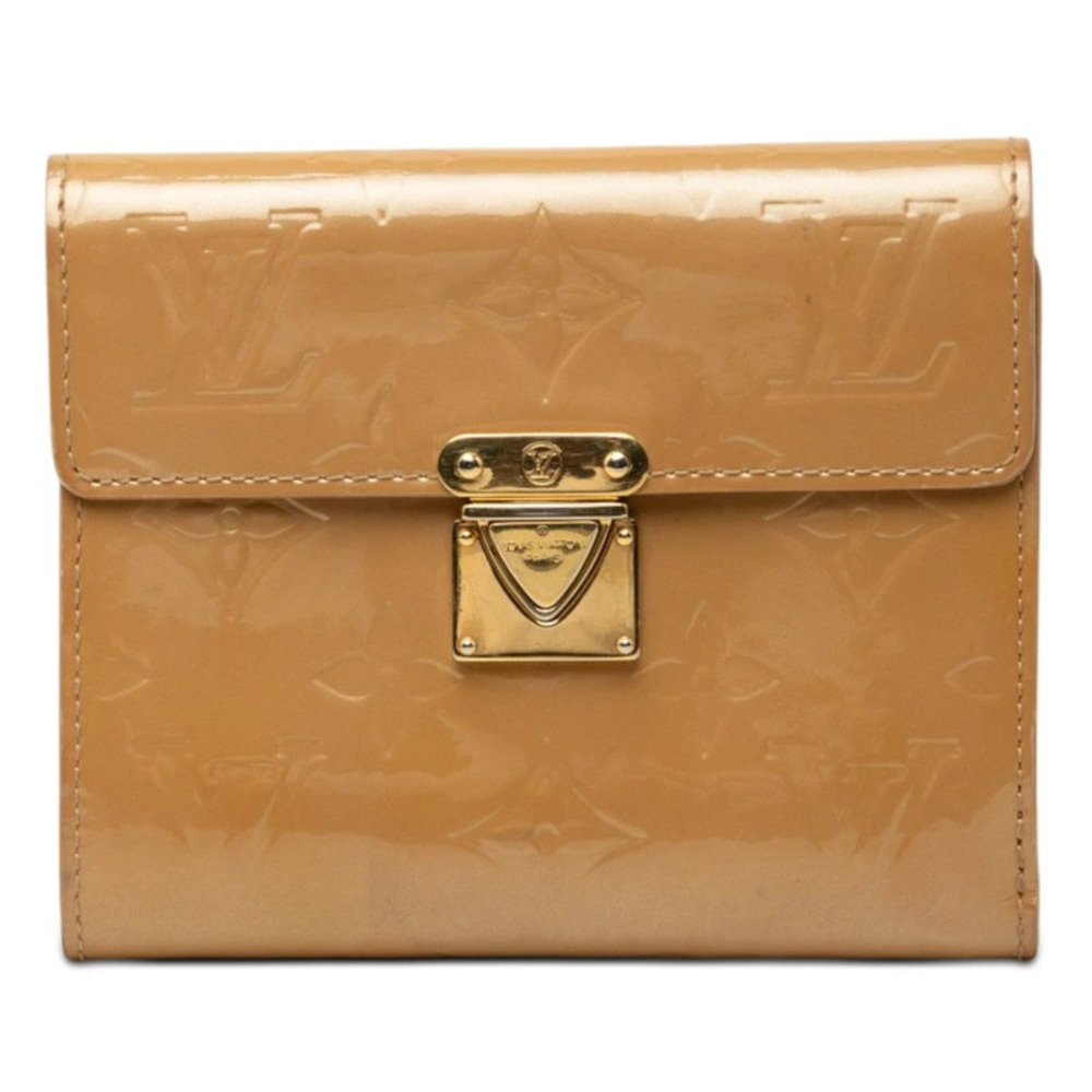 Louis Vuitton Monogram Portefeuille Wallet Beige Tan